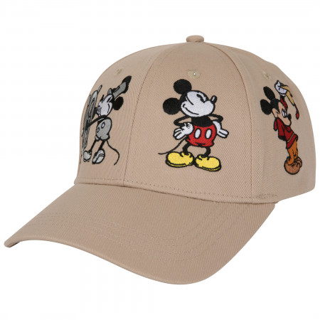 Disney Mickey Mouse Through The Years Baseball Cap